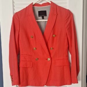 Banana Rpublic Woman Blazer Petit 0 Coral Color